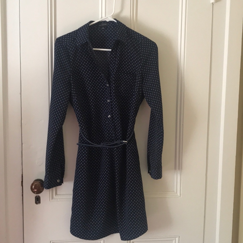 Belted shirt dress- great for work